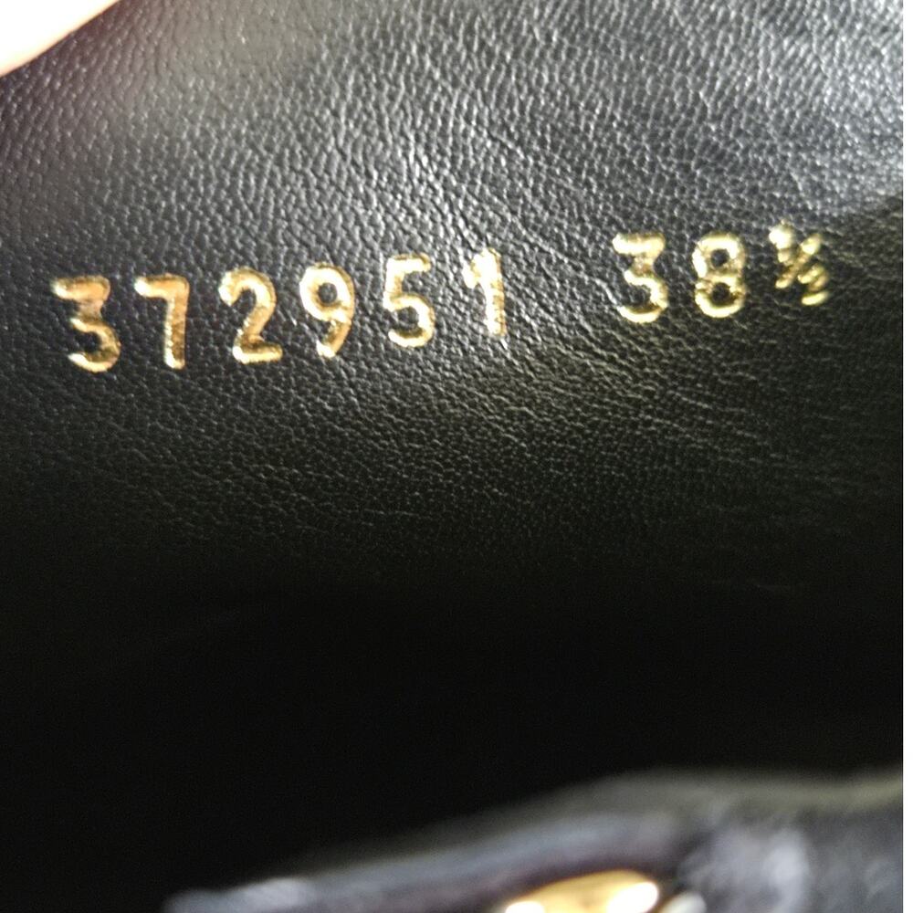 Gucci Melville Black Suede Spike Nero Kid Scamosciato Boots EU 38.5 US 8.5 - Picture 9 of 10